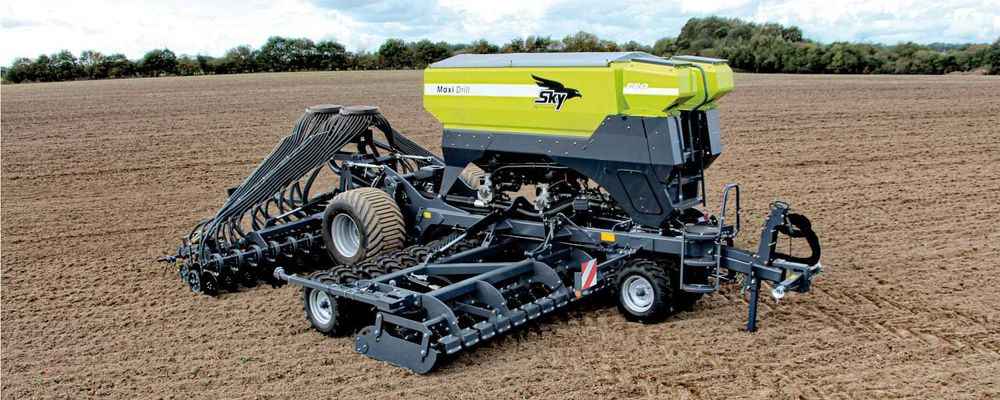 Siewnik zbożowy bezorkowy SKY MAXIDRILL W4020 Fertisem E-Drive Premium