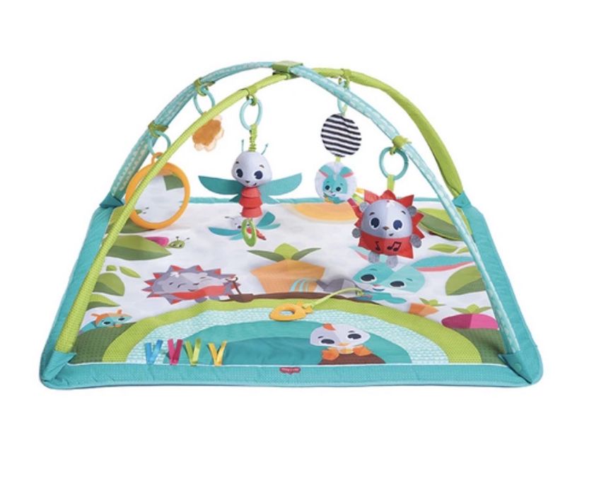 Розвиваючий квадратний килимок "Весела галявина"