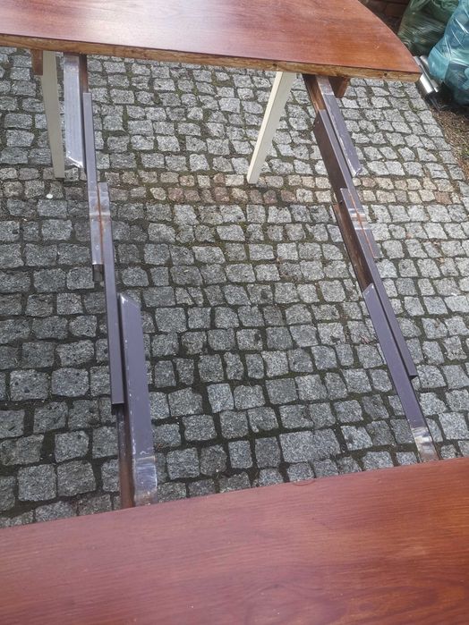 Okrągły rozkładany stół śr 110cm
