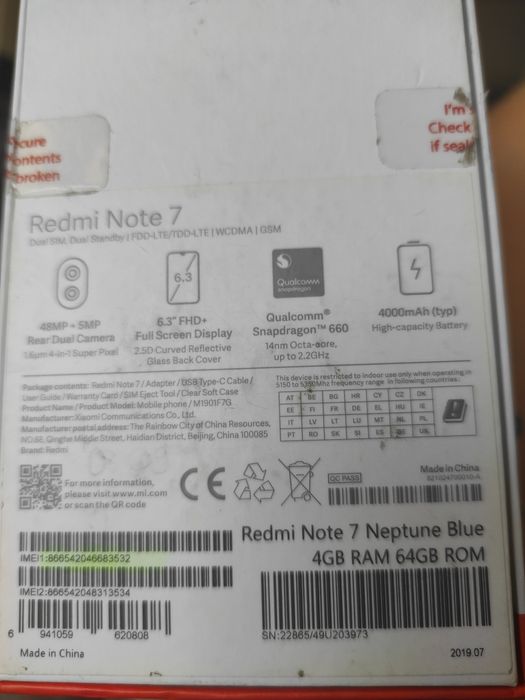 Sprzedam Redmi Note 7