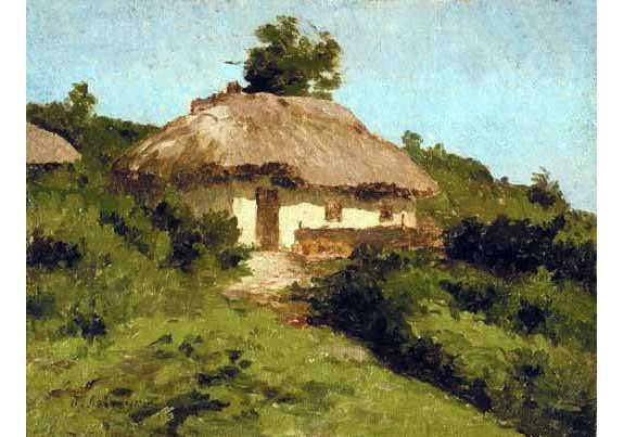 Левченко Петро (1856-1917) Українська Хата 1910і З експертизою