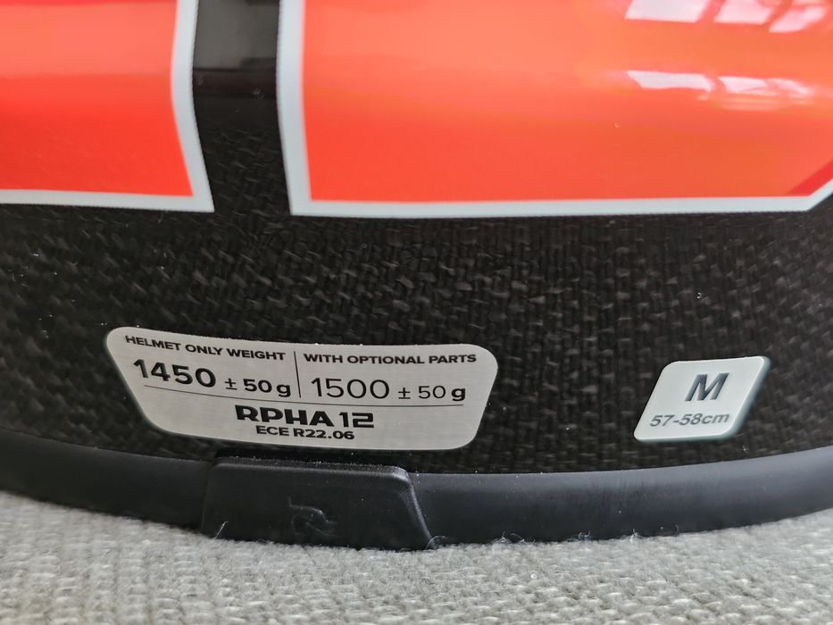 Kask motocyklowy HJC RPHA12 - Quartararo Replica MC1 - rozmiar M