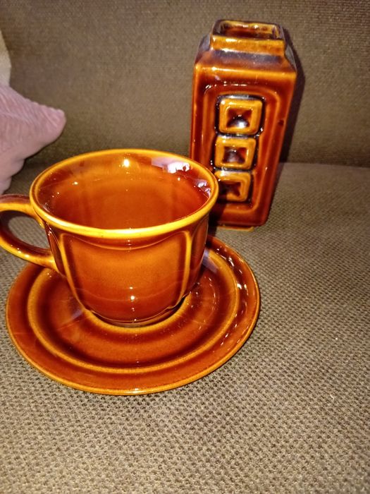 Pruszków wazonik  i 2 filiżanki