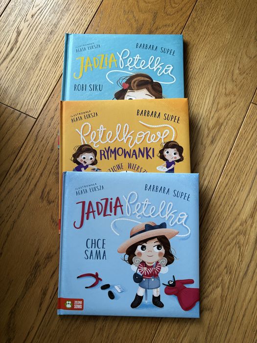 Jadzia Pętelka zestaw ksiażka  6 szt