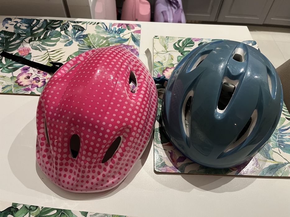 2 x kask rowerowy dla dziecka rozm S 48-54 cm