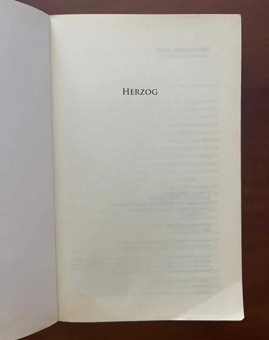"Herzog" de Saul Bellow