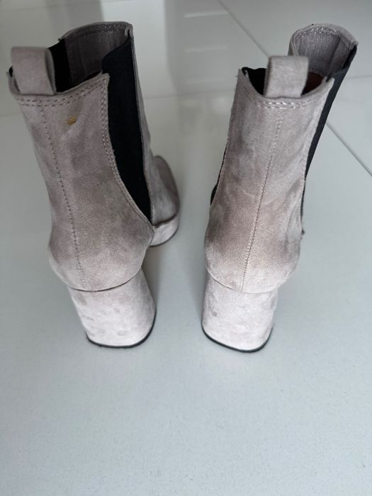 Botki szare Zara