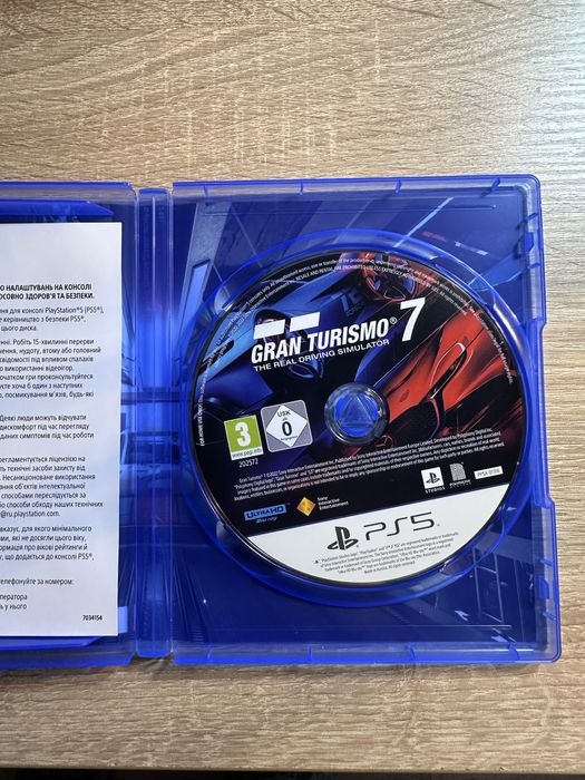 gran turismo 7 ps5 диск бу