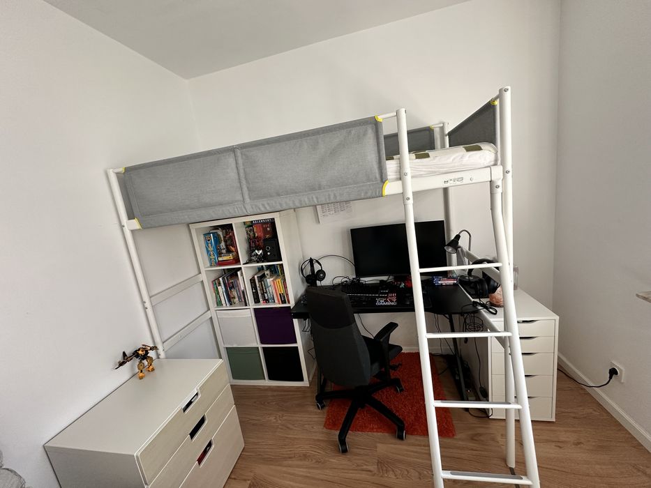 IKEA VITVAL łóżko na antresoli