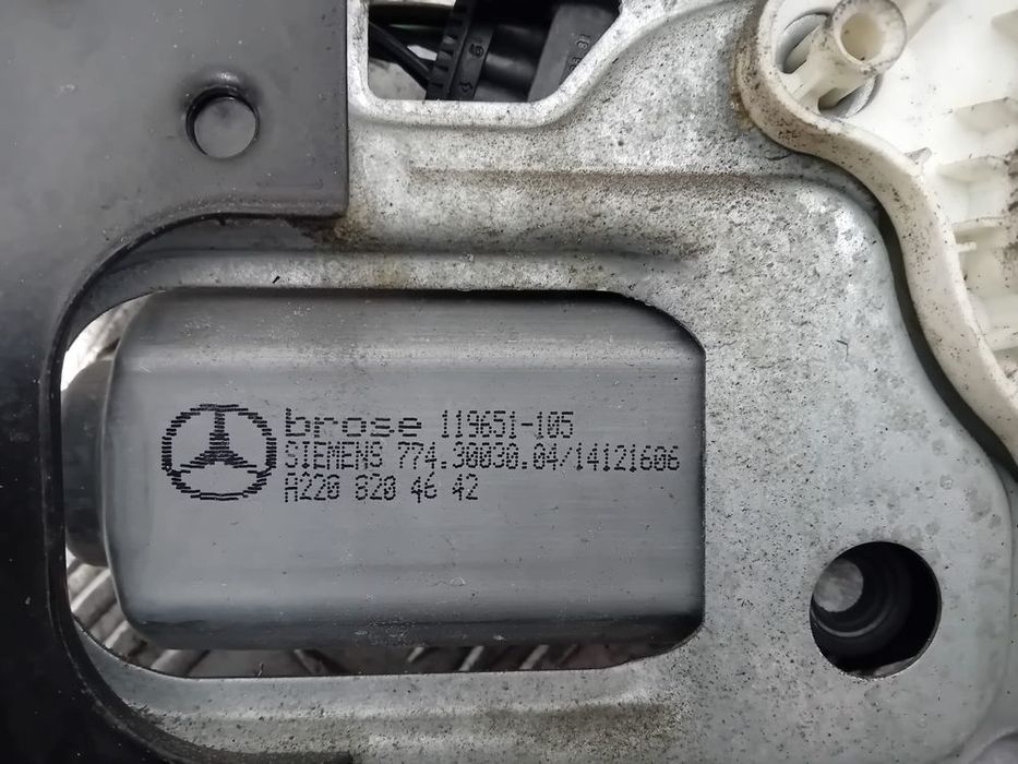 Motor e Elevador de Vidro Porta Frente Esquerdo Mercedes Class C W203