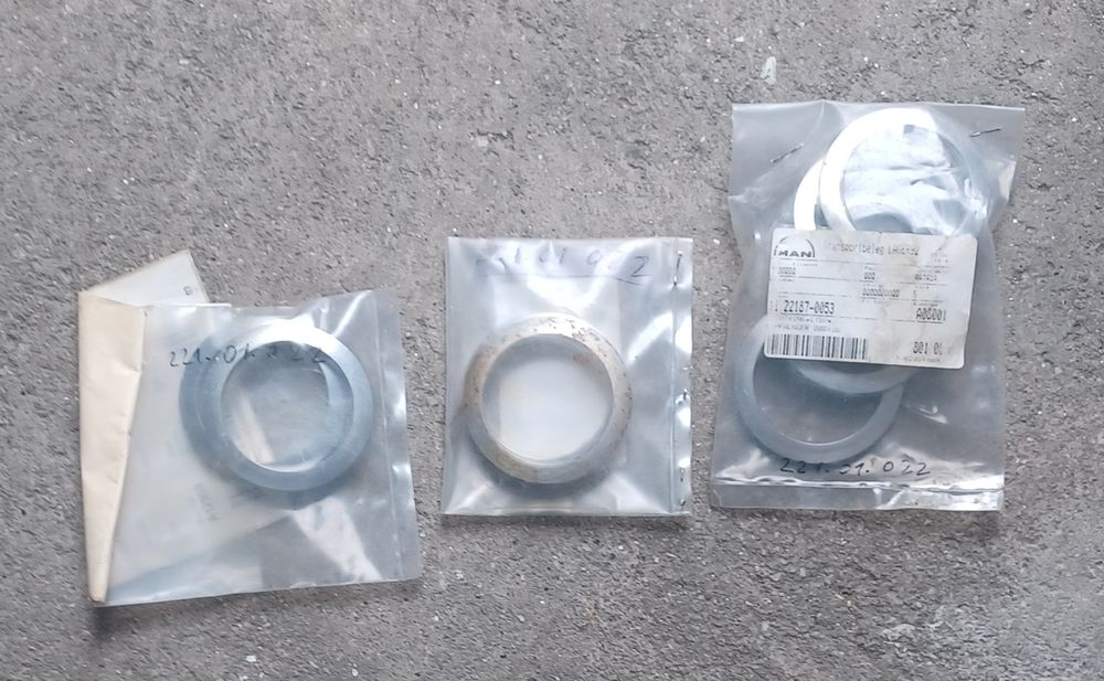 Lote com centenas de o-rings Man Diesel originais. Alta temperatura.