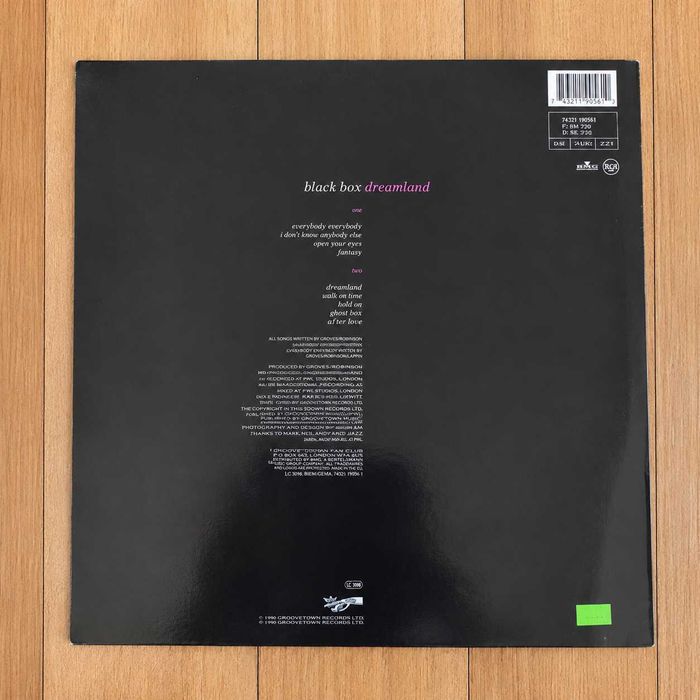 Disco Vinil | "Dreamland", Black Box