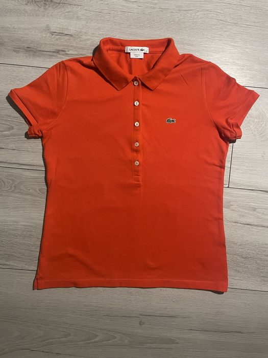 lacoste polo czerwone m