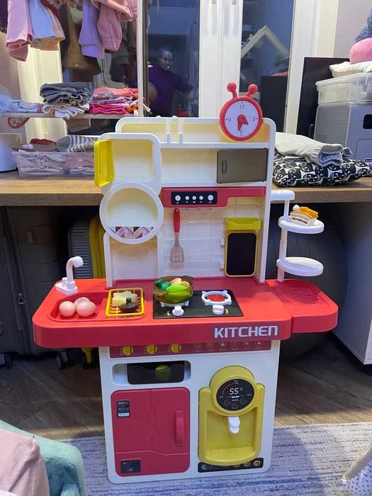 Акціяℹ️ кухня з посудом / є пар / вода / підсвічування звуки готування