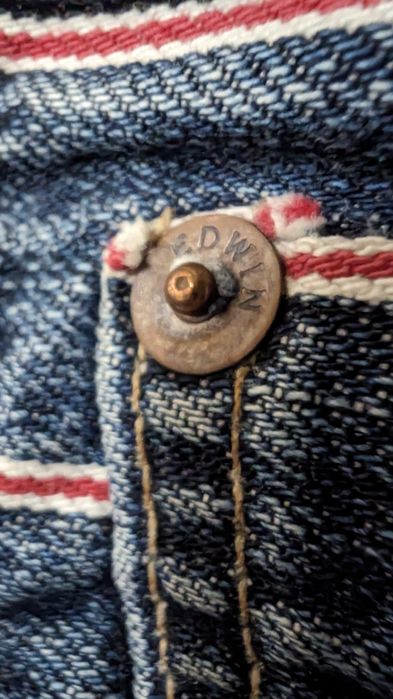 EDWIN Jeans - Edição Limitada (29X(33)) (Usado uma vez)