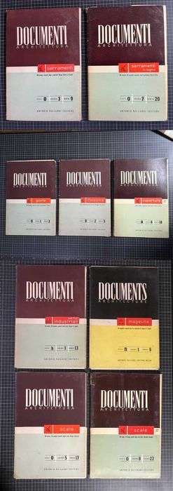 Documenti Architettura - Antonio Vallardi Editore (anos 50)
