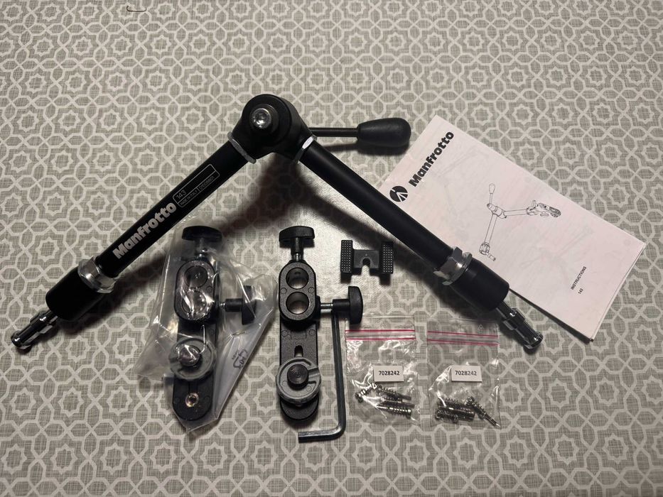 Manfrotto 143A - przegub. ramię MAGIC ARM (dźwignia) z uchwytem 143BKT