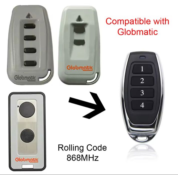 Comando de garagem compativem Globmatic