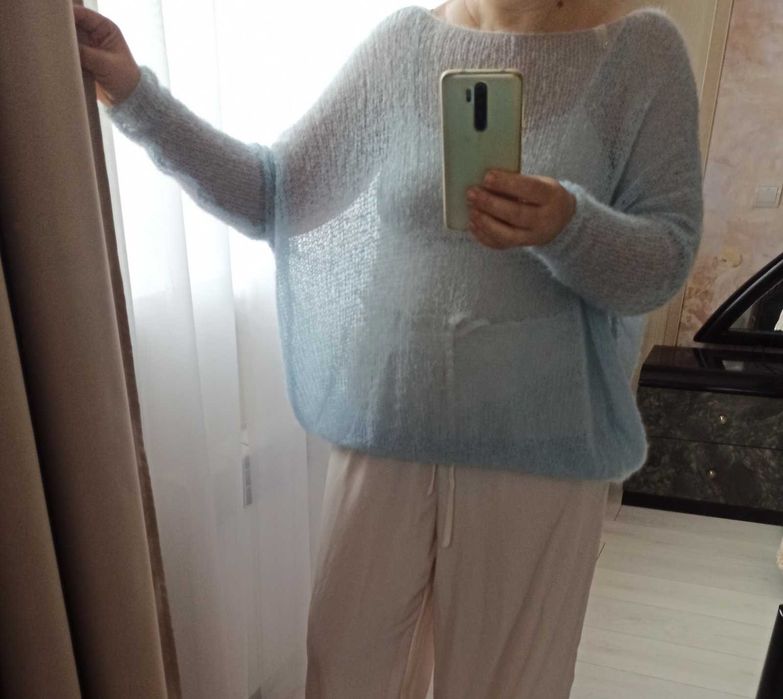 Мохеровий светр павутинка