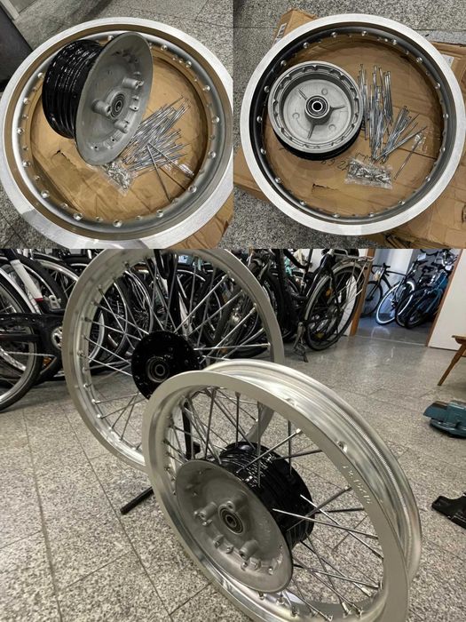 Zaplatanie centrowanie kół motocyklowych części do WSK ETZ SIMSON JAWA