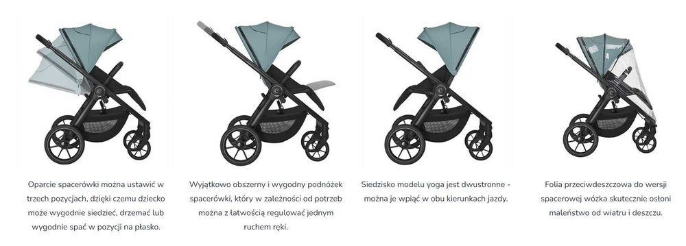 Espiro wózek 2w1 YOGA 04 life balance NOWOŚĆ 2024