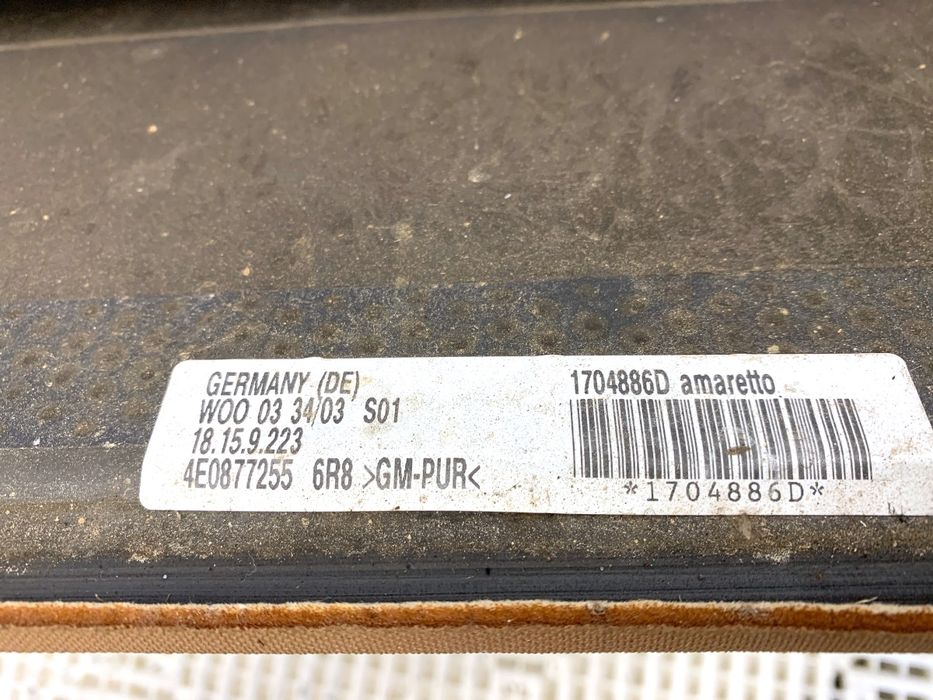 SZYBERDACH AUDI A8 D3 Sedan/Limuzyna 02-10 4E0877255 DACH
