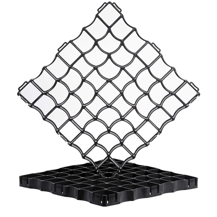 Kratka Trawnikowa Chodnikowa Parkingowa 50x50x5 czarna VAT