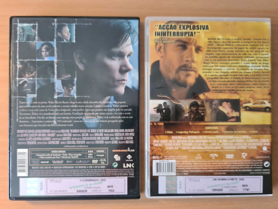 2 filmes em DVD sobre jovens rebeldes: Condenado e Um Homem à Parte