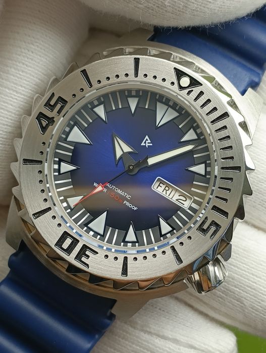 Годинник/часы наручний RDUNAE RETANGULA R5 Monster дайвер Seiko NH36A
