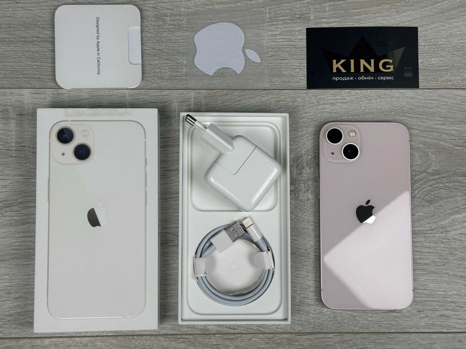 Apple iPhone 13 - 128GB - Pink Neverlock ІДЕАЛ 92% АКУМУЛЯТОР #455