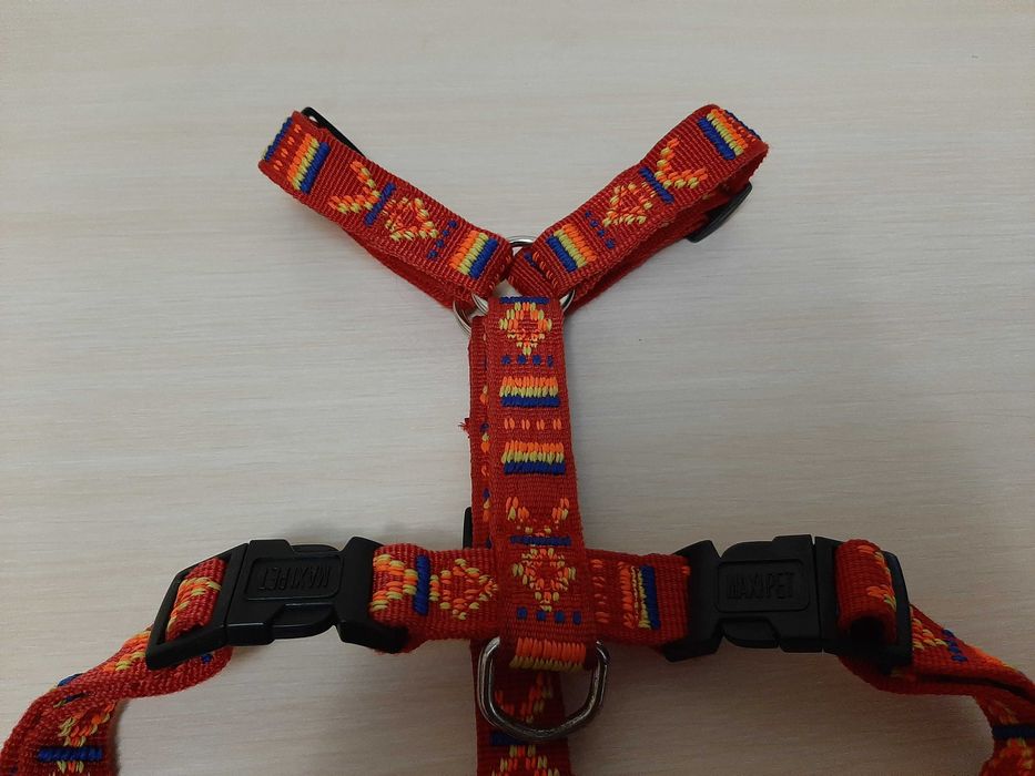 Яркая прочная шлея для собак