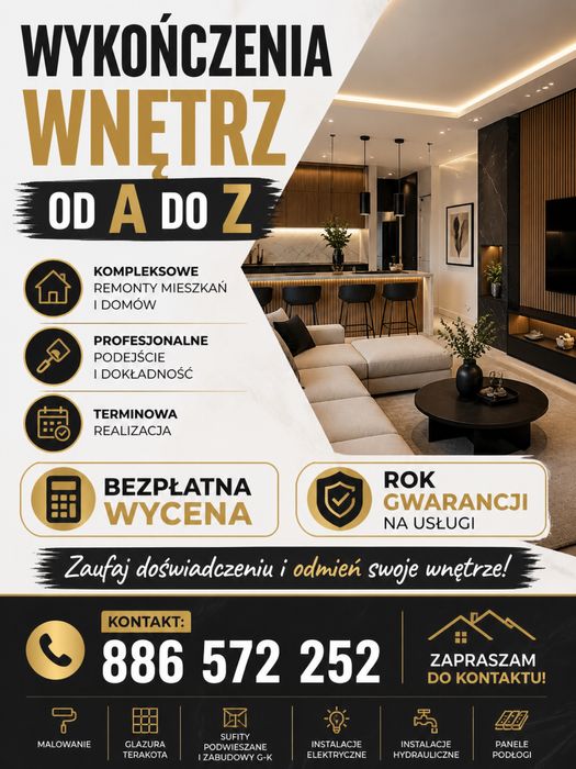 Wykonczenia wnetrz