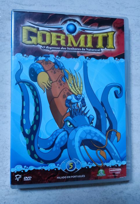 Conjunto de 3 DVDs Gormiti  (Nº: 5, 6 e 7)