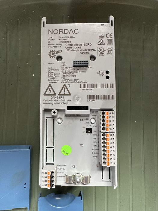Falownik przemiennik NORD SK510E 0,55kW SK510E-550-340-A STO