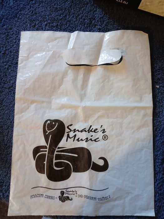 Reklamówka Snake's music Polski Dance Eurodance unikat lata 90te 90s