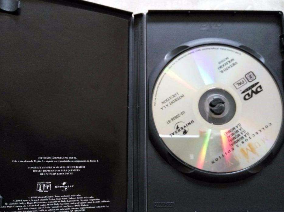DVD do filme "A Múmia"