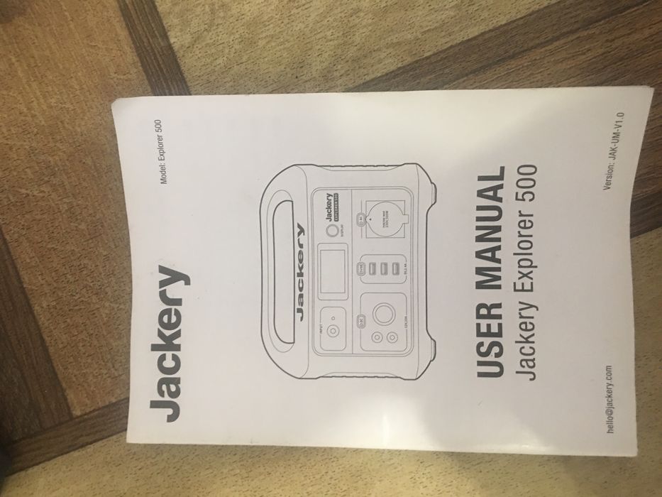 Jackery explorer 500 портативна зарядна станція
