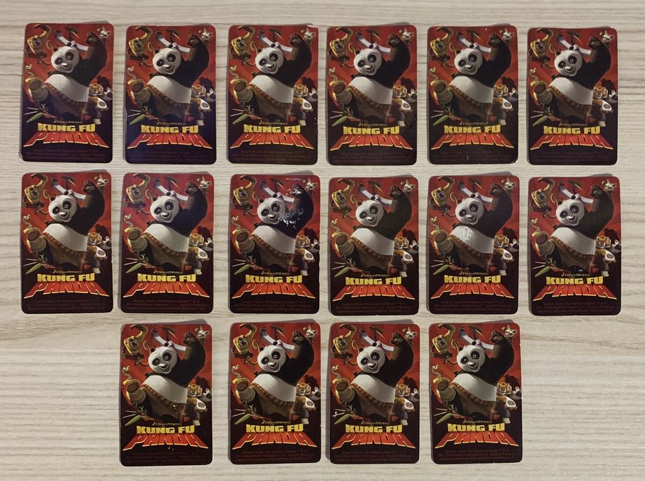 Karty Kung Fu Panda sztuk 16
