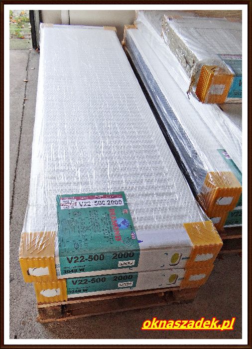 Wybierz grzejnik z Szadku! v22 600x2000 dolnozasilany dostępny od ręki