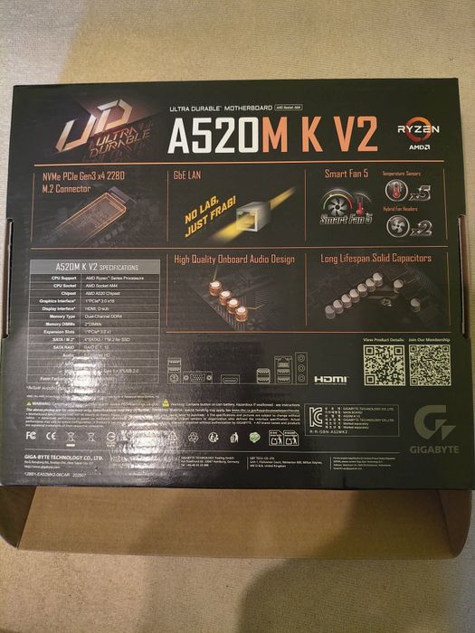 Płyta główna GIGABYTE A520M K V2