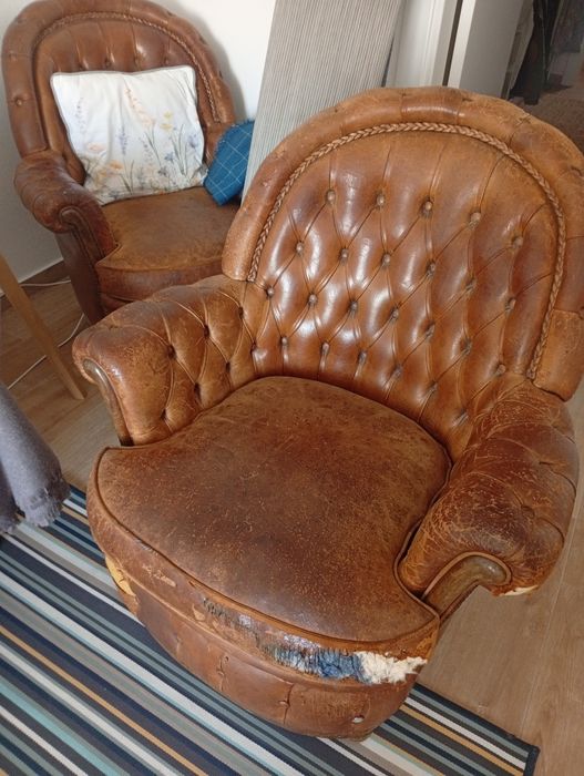 Cadeirão tipo ChesterField