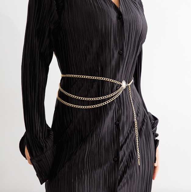 Elegancki Łańcuszek do Sukienki Złoty Idealny dla Kobiety na Prezent