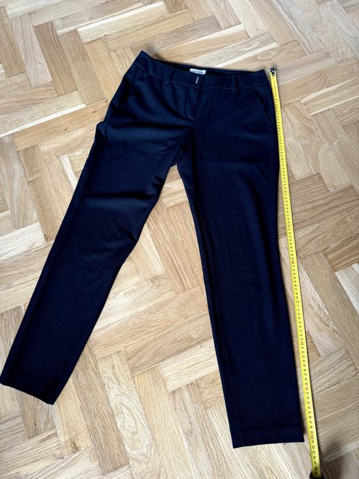 Eleganckie gładkie czarne spodnie damskie Gerry Weber