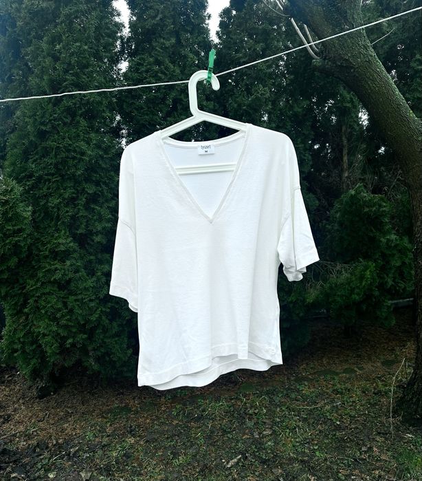 Nowy t-shirt biały oversize Love Tee polskiej marki Tyszert M/38