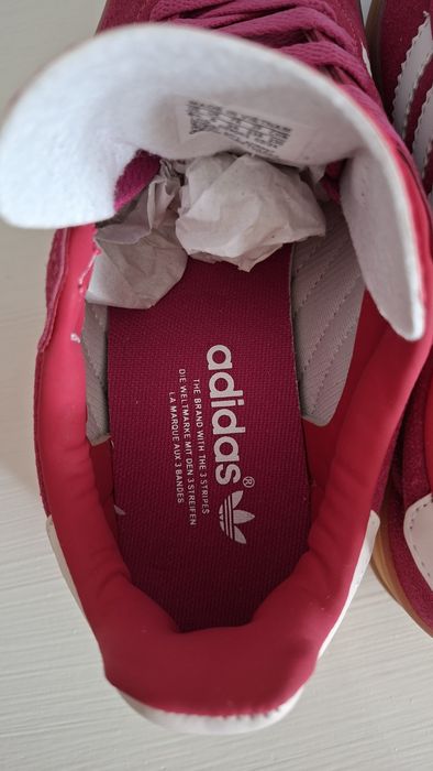 Adidas gazelle bold wild pink