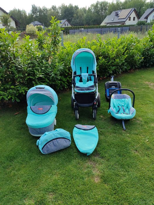 Wózek 3w1 babylux ISOFIX
