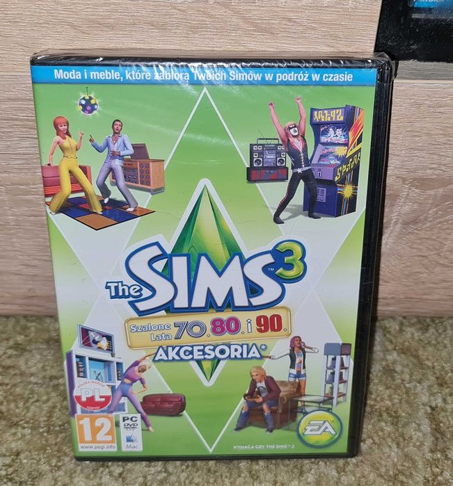 The Sims 3 Szalone Lata 70,80 i 90 / NOWA / FOLIA / PL