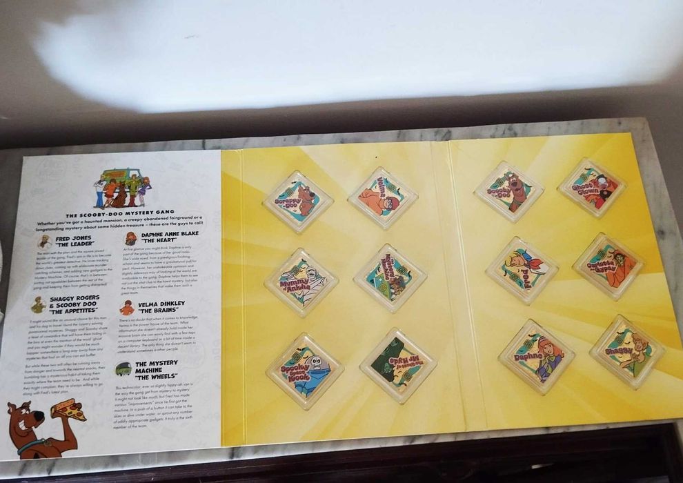 Scooby Doo - Colecção 12 Medalhas - Ouro