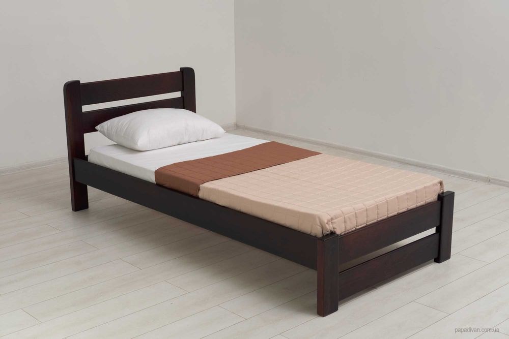 Кровать из дерева односпальная Рич 80х190см массив дерева