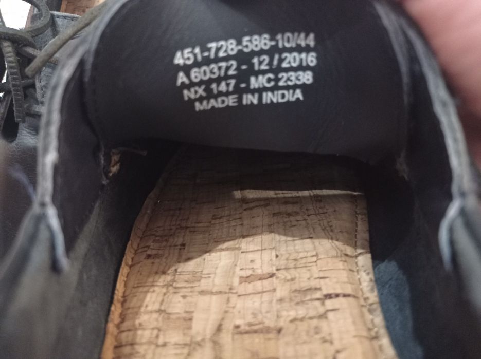 Чоловічі шкіряні туфлі, мокасини, топсайдери, Next, 44 р.